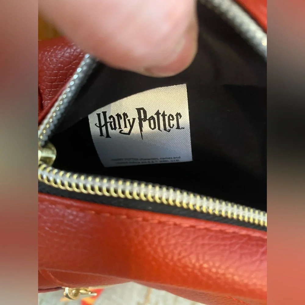 Harry Potter Gryffindor Mini Backpack Red, faux leather Mint Condition